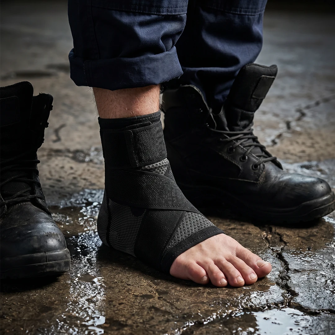 sleeve inside work boot